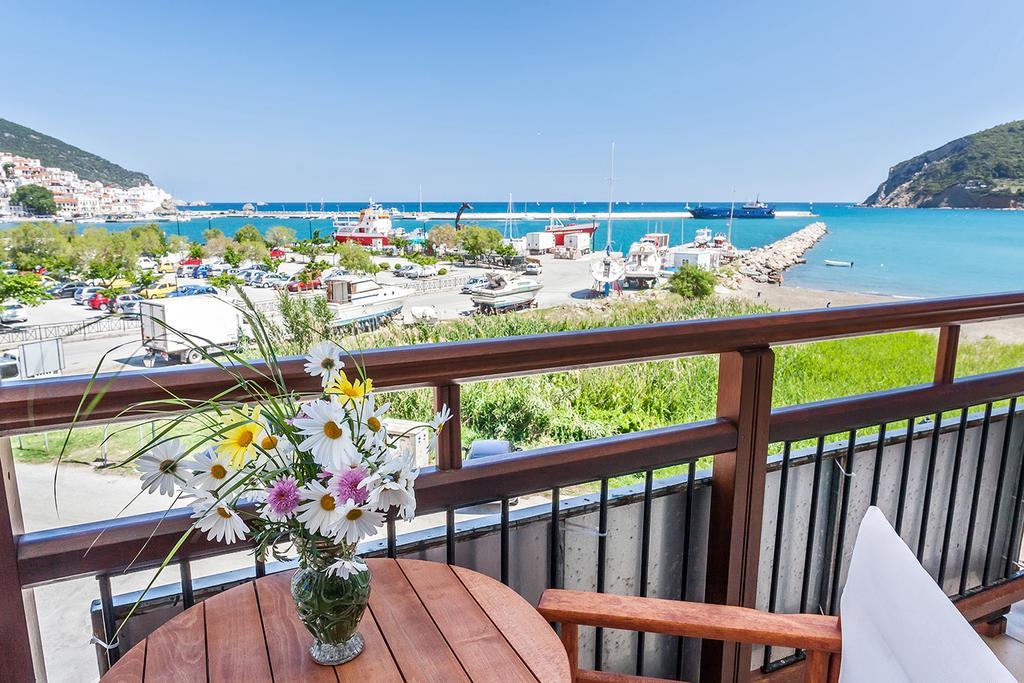 Akti Fine Rooms Skopelos Town Bagian luar foto